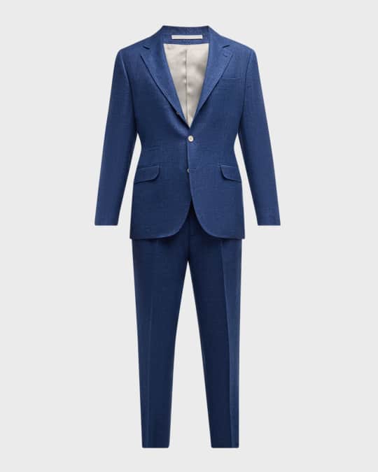 Men's Linen, Wool and Silk Suit