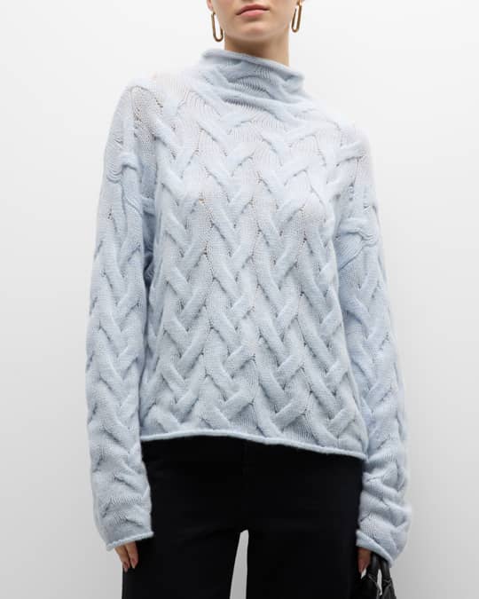 Neiman marcus cashmere turtleneck top