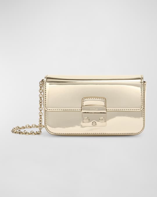 Metropolis Mini Metallic Crossbody Bag