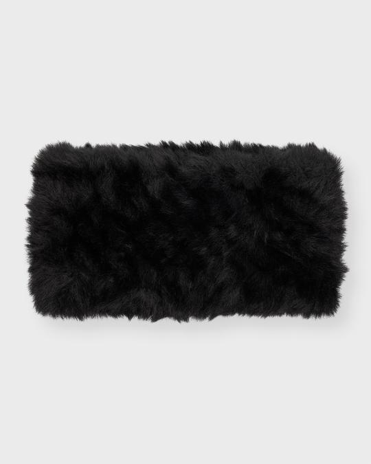 Adrienne Landau Faux Fur Knit Headband | Neiman Marcus