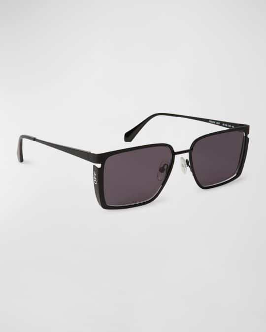Yoder Metal & Acetate Square Sunglasses 