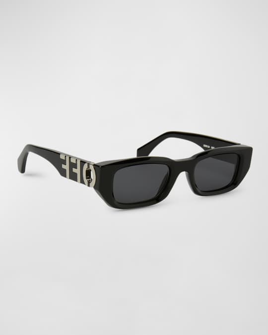Off-White Men's Fillmore Acetate Rectangle Sunglasses