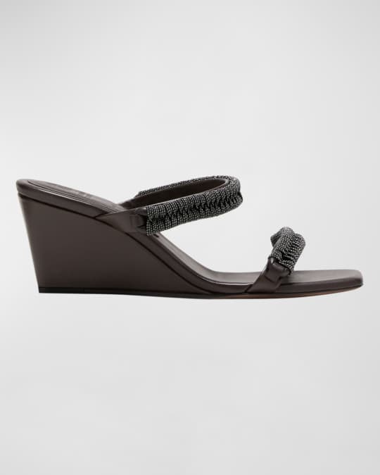 Neiman marcus wedge sandals deals
