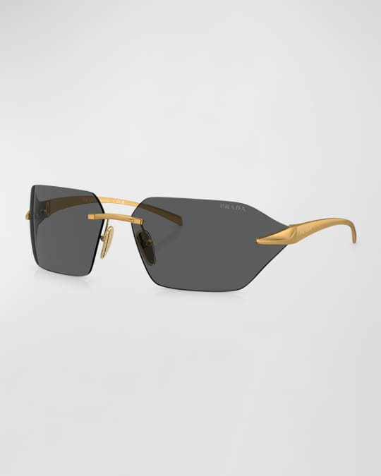 Prada sunglasses gold frame online