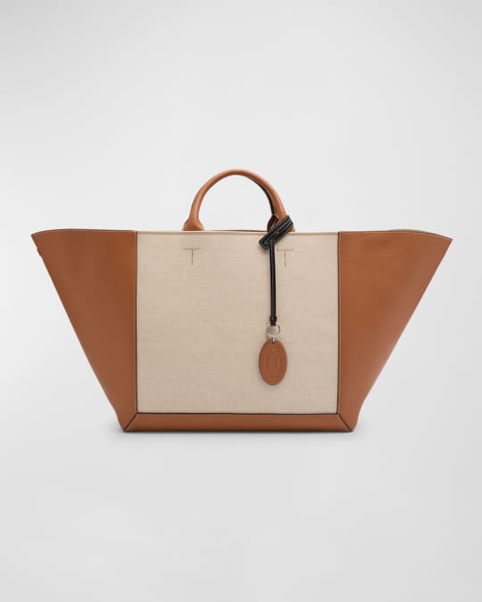 【関税＆送料込み】Tod'S Beige Tote Bag With Two Top Handle 23638332_54450563_600.jpg