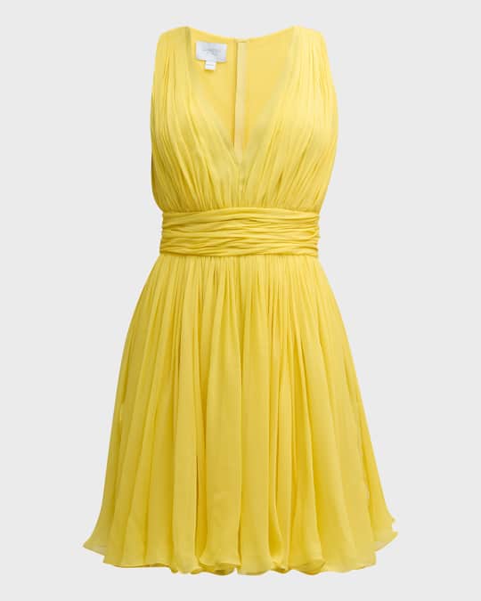 giambattista valli pleated dresses Pleated caped gown in pink - Giambattista Valli