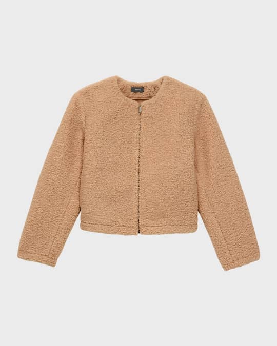 Cropped Easy Sherpa Jacket