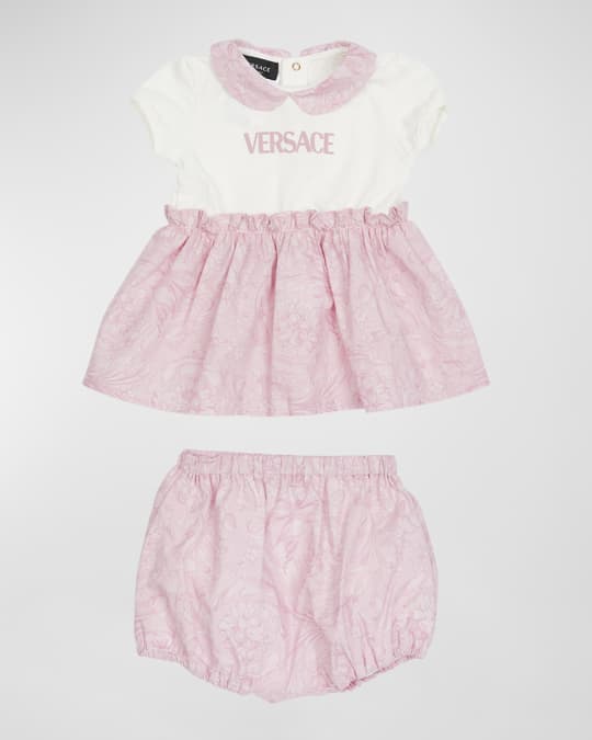 Versace Barocco Print Poplin Shorts main image 0