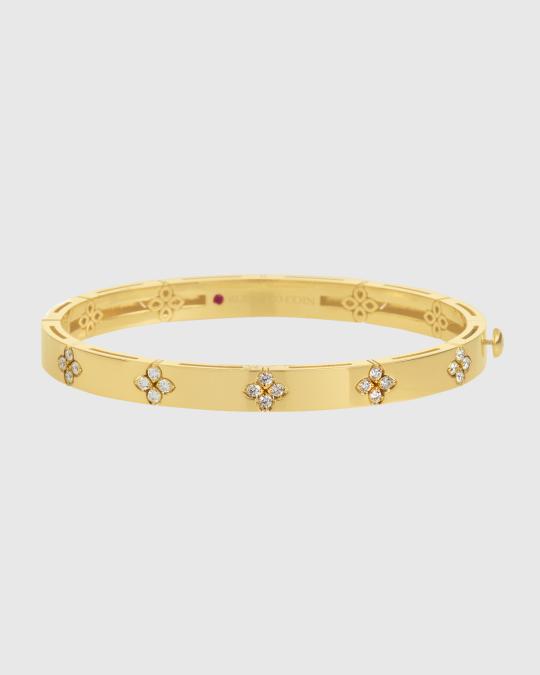Roberto Coin 18K Yellow Gold Diamond Love in Verona Bangle | Neiman Marcus