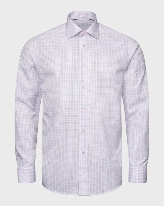 Eton Men's Contemporary Fit Check Shirt | Neiman Marcus