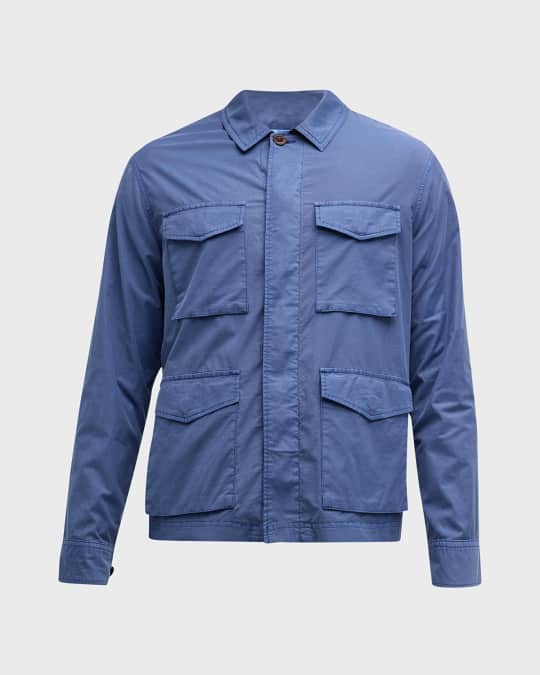 Men's Summer Safari 4-Pocket Chore Coat