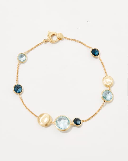 Jaipur 18K Yellow Gold Mixed-Topaz Bracelet 