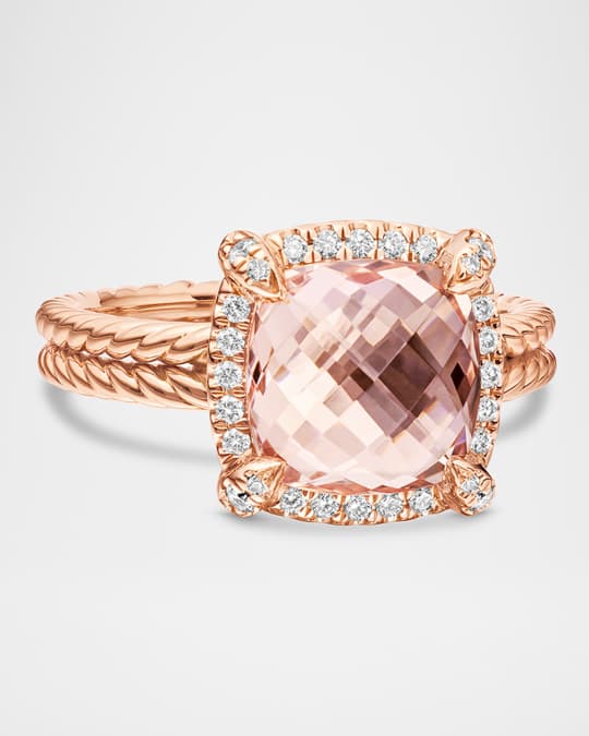 Chatelaine 18k Rose Gold Morganite Ring