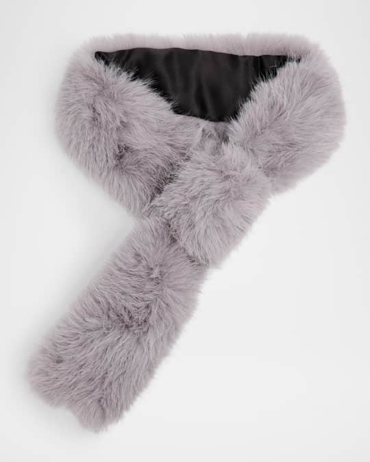 Faux Fur Pull-Through Scarf 