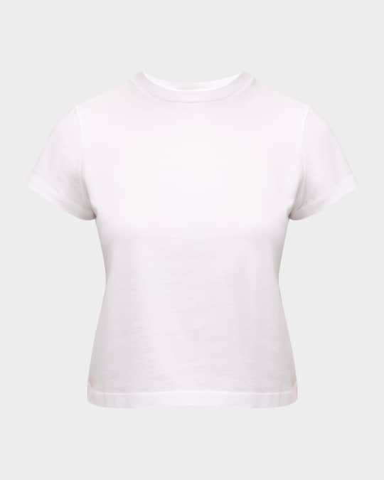 Adine Cropped Short Sleeve Tee