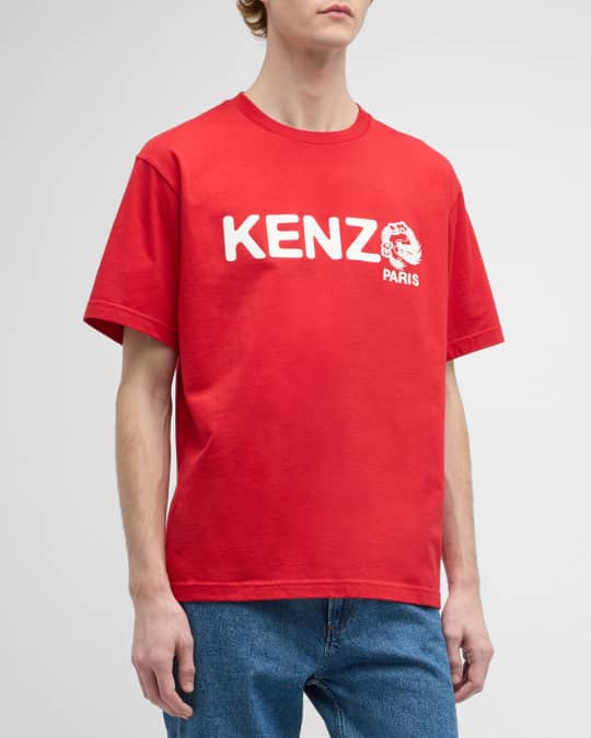 Kenzo Men s Lunar New Year Dragon Logo T Shirt Neiman Marcus
