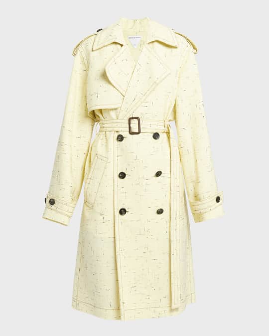 Bottega Veneta Double-Breasted Belted Trench Coat | Neiman