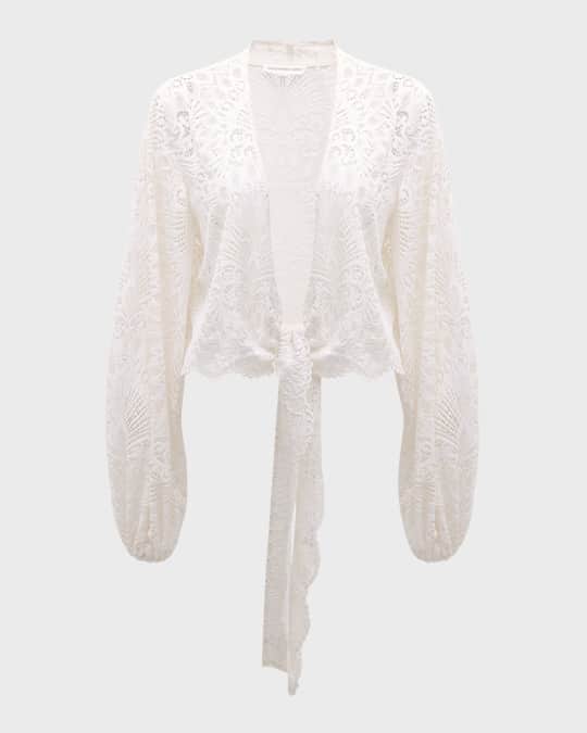 Tabitha Lace Top - Lemon