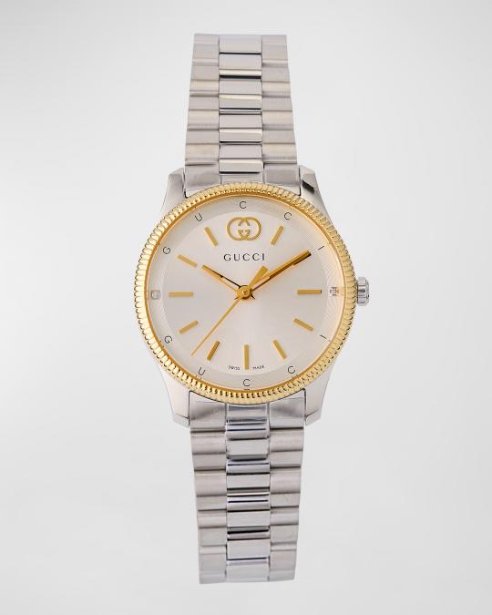 GUCCI Luxury Bracelet Watch Gucci G-Timeless Diamond Slim Bracelet Watch, 29mm | Nordstrom main image 4