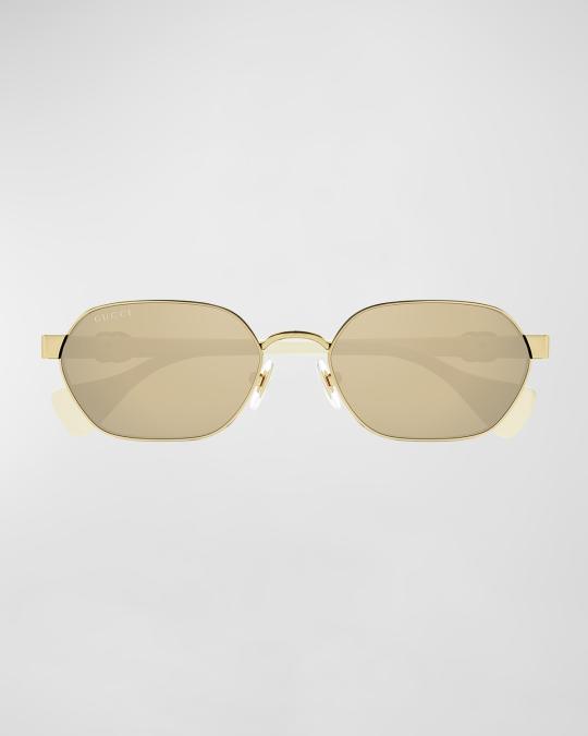 Gucci GG Logo Metal Cat-Eye Sunglasses | Neiman Marcus display picture 2