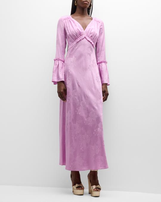 kalona silk jacquard maxi dress LoveShackFancy Kalona Dress