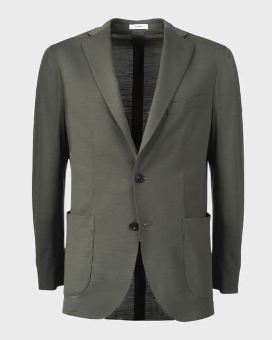 Men's Wool Jersey Blazer