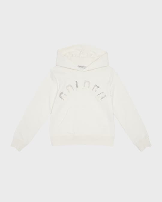Girl's Journey Embellished Logo Hoodie, Size 12-14
