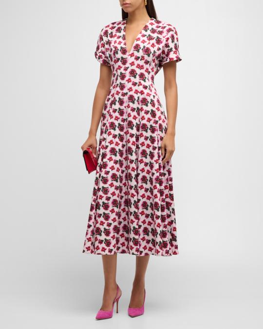 cohen midi dress PETER COHEN: Long Sleeve Midi Dress