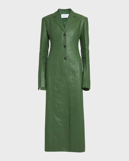 【送料&関税込】Ferragamo Single Breasted Long Sleeeved Coat Single breasted coat - Women | Ferragamo