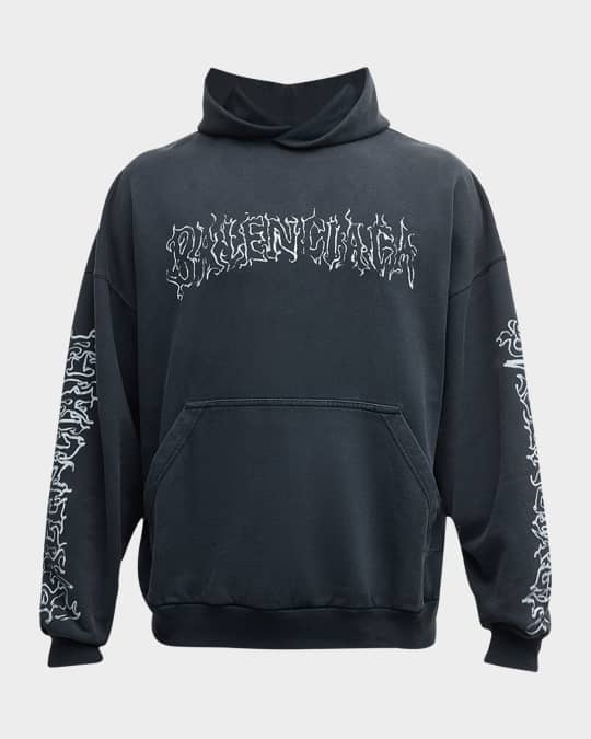 Men's Metal Outline Logo Hoodie