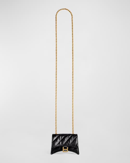 Balenciaga Crush Mini Quilted Chain Bag | Neiman Marcus