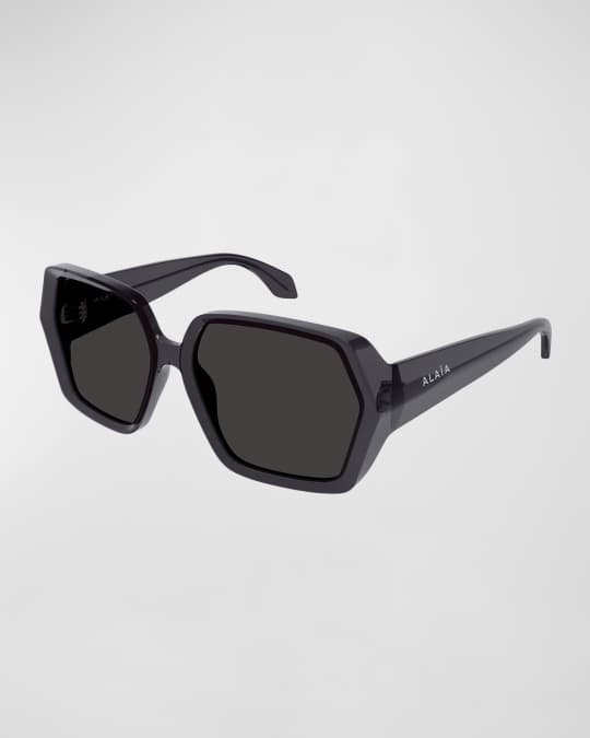 Logo Acetate Butterfly Sunglasses 