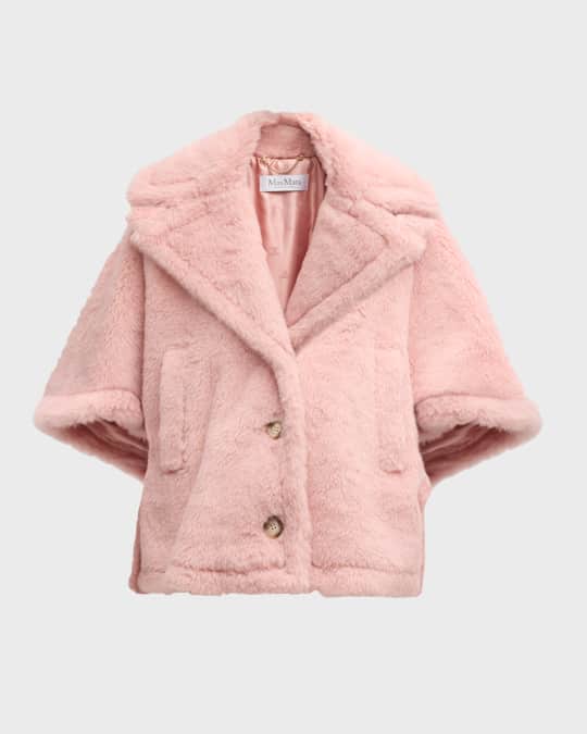 Max Mara ALEGGIO Teddybear Cape Poncho Max Mara Aleggio Teddy Cape