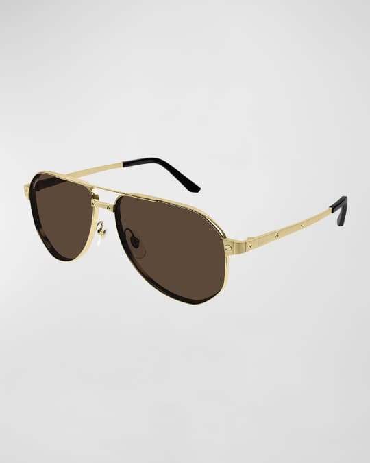 Men's CT0461SM Metal Aviator Sunglasses