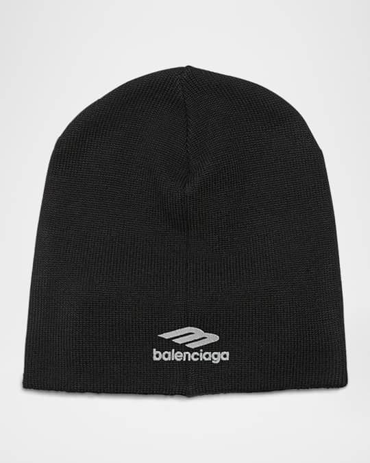 Balenciaga Men's 3B Sports Icon Goggle Beanie | Neiman Marcus