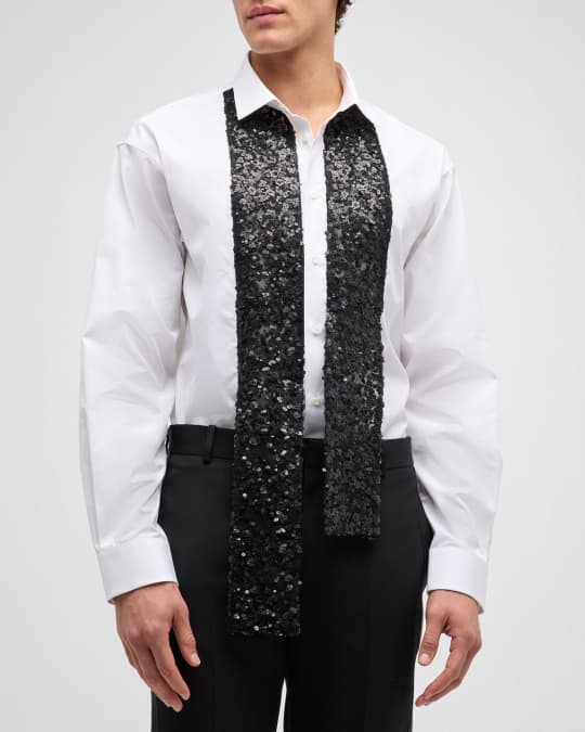 Tシャツ・カットソー D SQUARED2 SS25 TUXEDO SHIRT (S75DL0892 S35244 100) Tuxedo Shirt