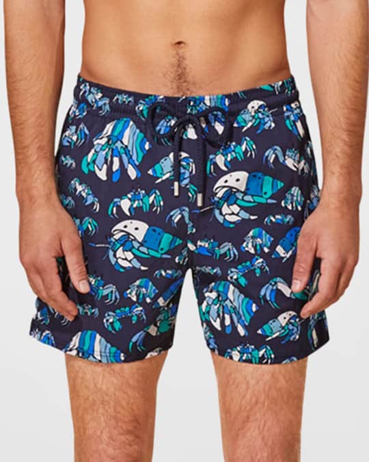 Vilebrequin Men s Hermit Crab Stretch Swim Trunks Neiman Marcus