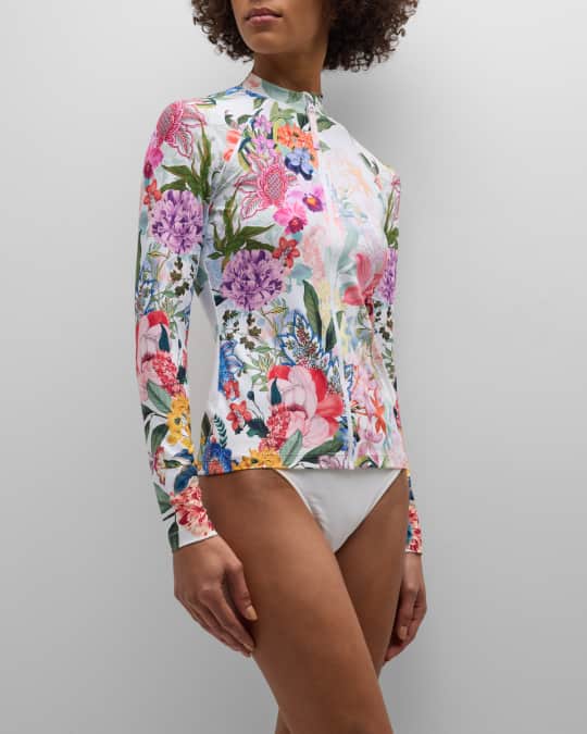 Rashguard 2-delig Rashguard-set met korte mouwen voor dames Grote maten badkleding(XL, S4