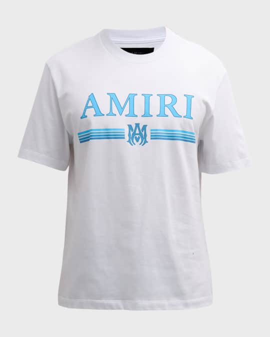 Amiri MA Bar Logo Tシャツ ホワイト シンプルロゴデザイン AMIRI アミリ Tシャツ ロゴ メンズ MA BAR TEE 黒 ブラック