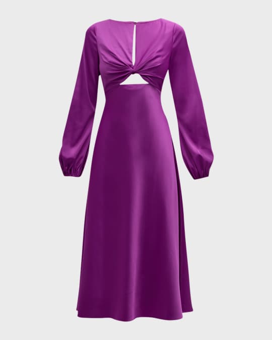 knee length dresses for ladies Liv Foster Satin Strapless Gown in Black  Suite 201