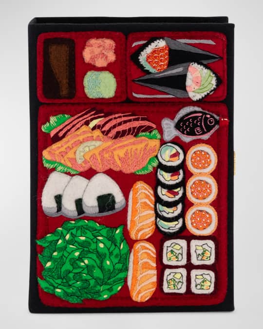 Olympia Le-Tan Bento Box Book Clutch Bag Neiman Marcus