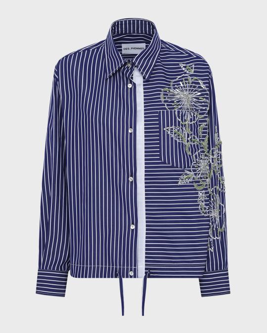 HYBISCUS - Embroidered Women Shirt
