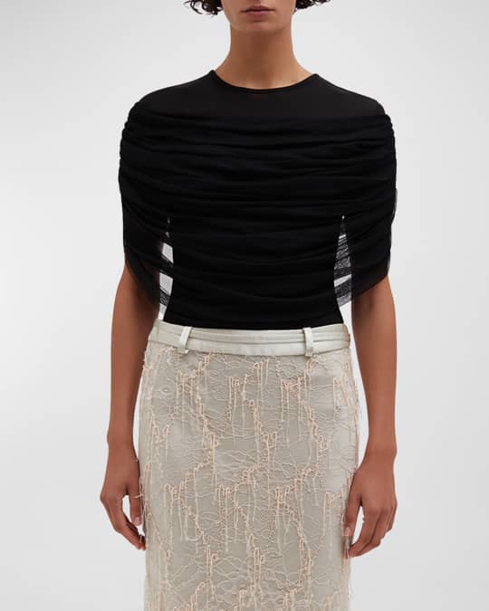 Sonora Veiled Short-Sleeve T-Shirt