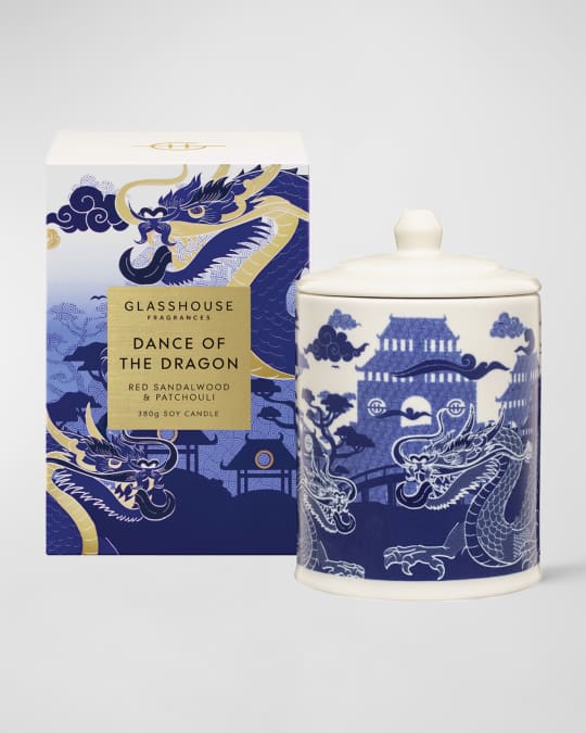 GLASSHOUSE FRAGRANCES Dance of the Dragon Candle, 380 g | Neiman