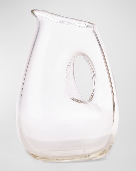Glass Jug With Cut-Out Handle 