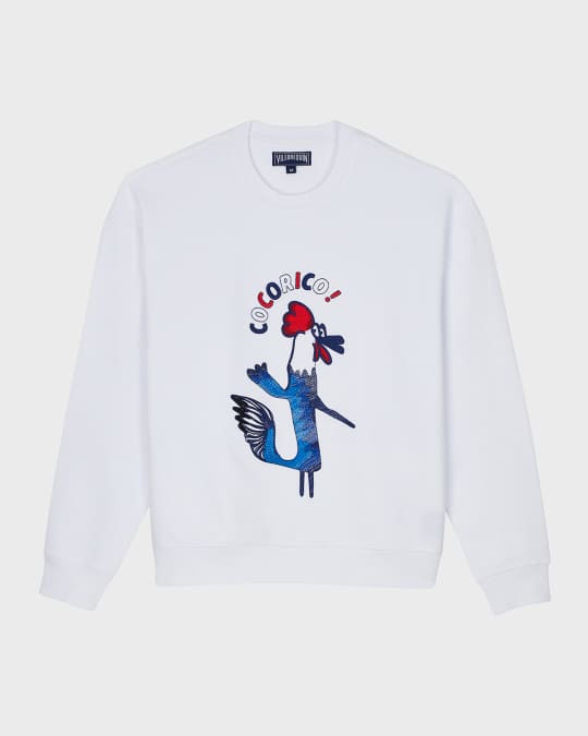 VILEBREQUIN Men Organic Cotton Embroidered T-Shirt Year of the Horse