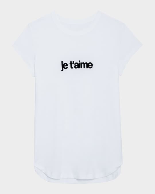 Tシャツ・カットソー ZADIG & VOLTAIRE Men T-shirt White JMTS01659 103 Men's White Rock'N'Roll T-shirt | Zadig&Voltaire