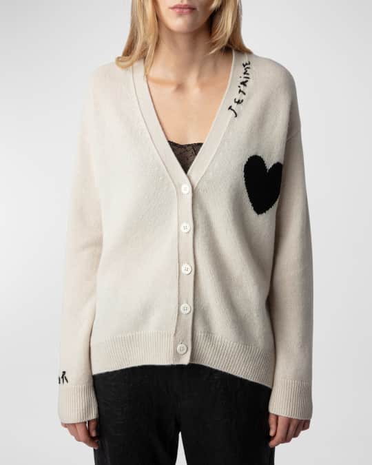 Zadig & Voltaire Mirka Embroidered Cashmere Cardigan