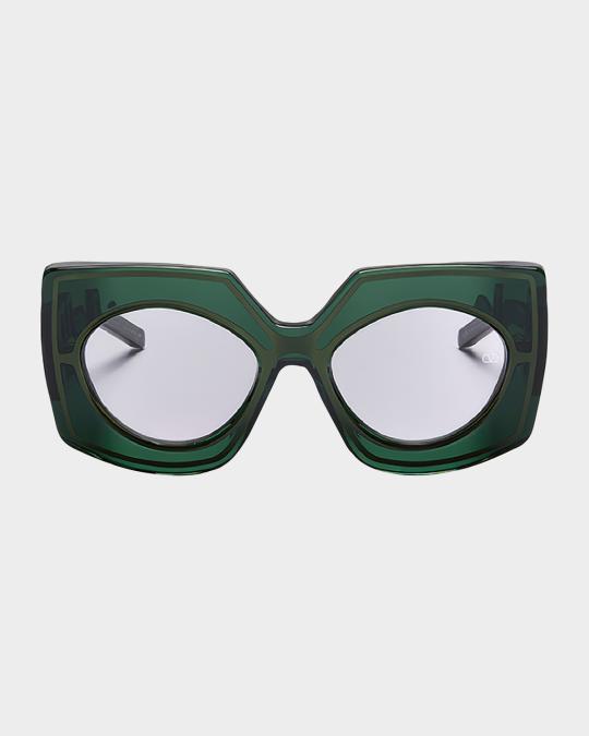 Valentino Garavani V-Soul Acetate Butterfly Sunglasses  display picture 2