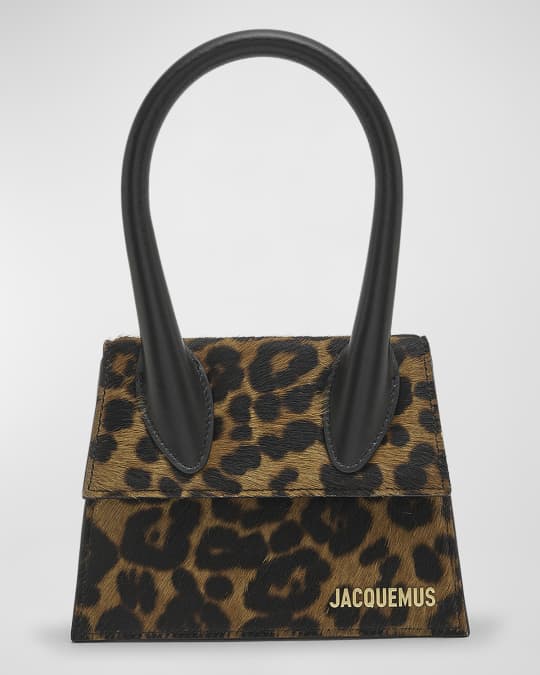 Jacquemus Le Chiquito Moyen Leopard Top-Handle Bag | Neiman